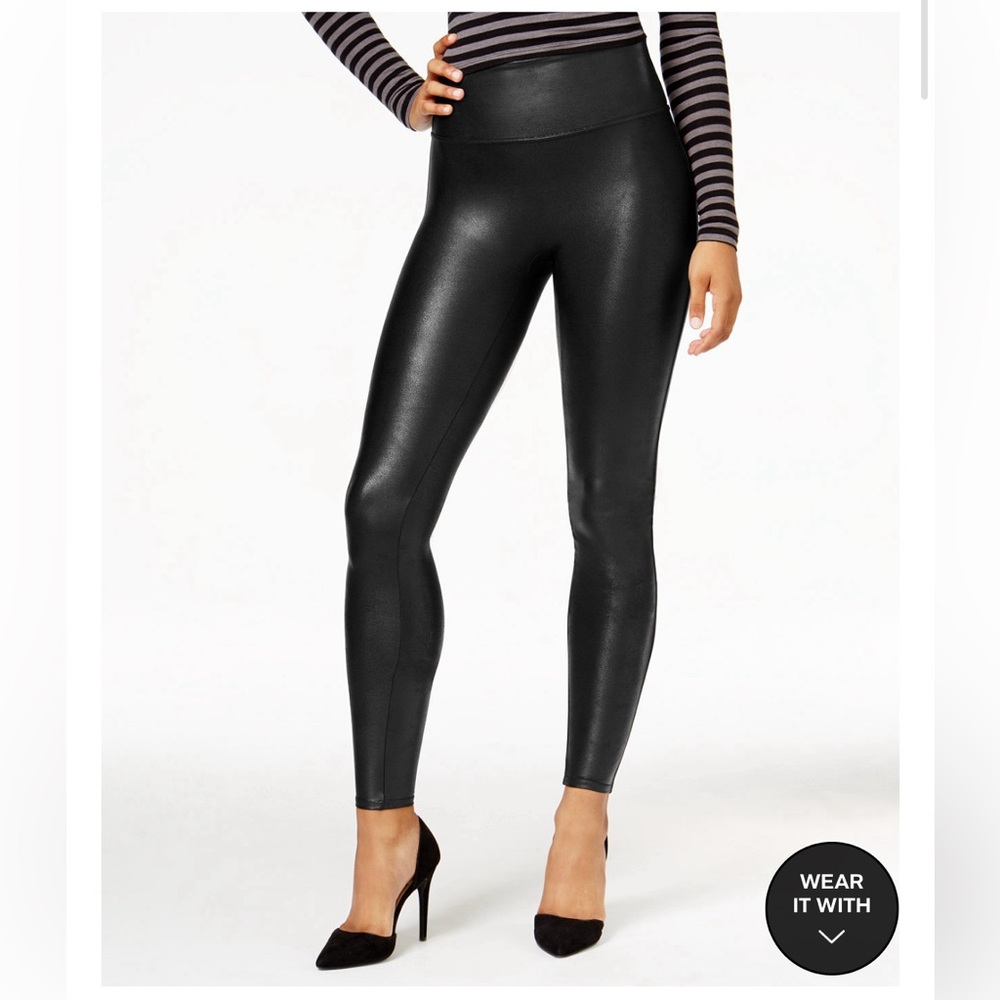 Spanx Leather Leggings